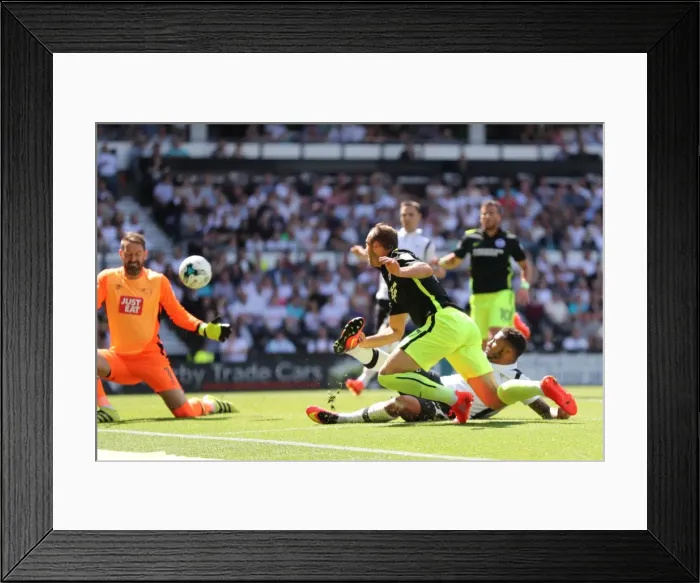 Framed Print : Derby County vs. Brighton and Hove Albion: EFL Sky Bet Championship Clash at iPro Stadium (06AUG16) - Intense Match Action Framed Print : Derby County vs. Brighton and Hove Albion: EFL Sky Bet Championship Clash at iPro Stadium (06AUG16) - Intense Match Action