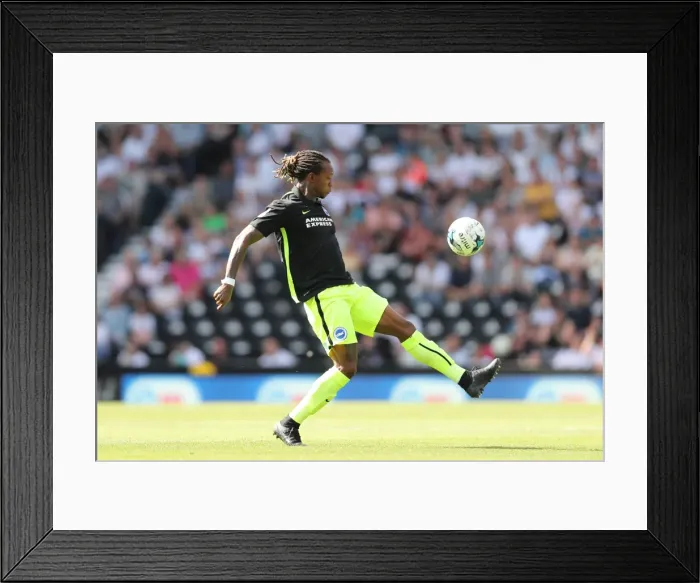 Framed Print : Derby County vs. Brighton and Hove Albion: EFL Sky Bet Championship Showdown at iPro Stadium (06AUG16) Framed Print : Derby County vs. Brighton and Hove Albion: EFL Sky Bet Championship Showdown at iPro Stadium (06AUG16)