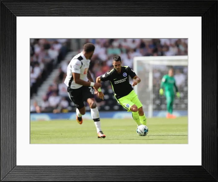 Framed Print : Derby County vs. Brighton and Hove Albion: EFL Sky Bet Championship Clash at iPro Stadium (06AUG16) - Intense Action Framed Print : Derby County vs. Brighton and Hove Albion: EFL Sky Bet Championship Clash at iPro Stadium (06AUG16) - Intense Action