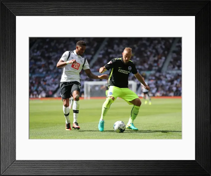 Framed Print : Derby County vs. Brighton and Hove Albion: EFL Sky Bet Championship Clash at iPro Stadium (06AUG16) - Intense Action from Championship Showdown Framed Print : Derby County vs. Brighton and Hove Albion: EFL Sky Bet Championship Clash at iPro Stadium (06AUG16) - Intense Action from Championship Showdown