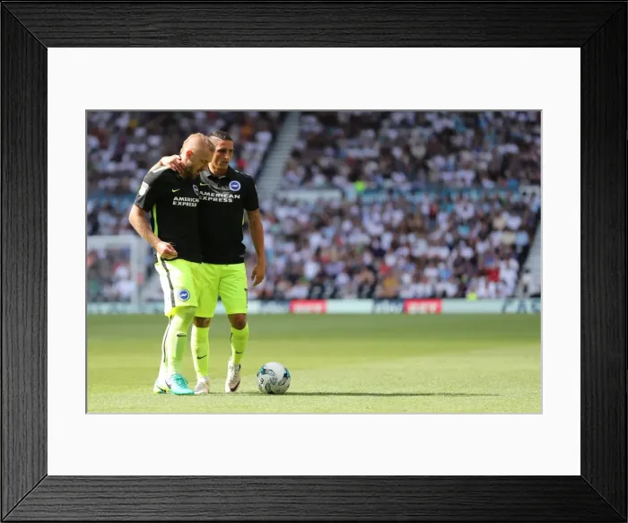 Framed Print : Derby County vs. Brighton and Hove Albion: EFL Sky Bet Championship Clash at iPro Stadium (06AUG16) - Intense Match Action Framed Print : Derby County vs. Brighton and Hove Albion: EFL Sky Bet Championship Clash at iPro Stadium (06AUG16) - Intense Match Action