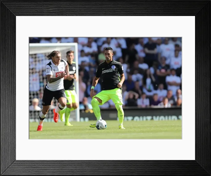 Framed Print : Derby County vs. Brighton and Hove Albion: EFL Sky Bet Championship Clash at iPro Stadium (06AUG16) - Intense Action from the Football Field Framed Print : Derby County vs. Brighton and Hove Albion: EFL Sky Bet Championship Clash at iPro Stadium (06AUG16) - Intense Action from the Football Field