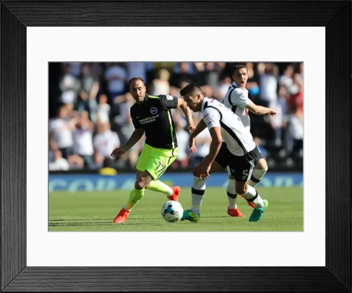 Framed Print : Derby County vs. Brighton and Hove Albion: EFL Sky Bet Championship Clash at iPro Stadium (06AUG16) - Intense Action from the Football Field Framed Print : Derby County vs. Brighton and Hove Albion: EFL Sky Bet Championship Clash at iPro Stadium (06AUG16) - Intense Action from the Football Field