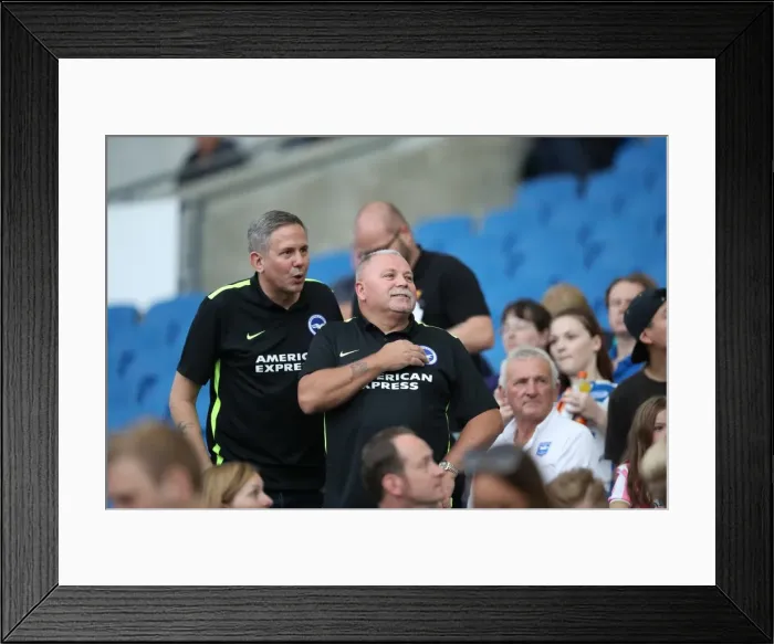 Framed Print : Brighton and Hove Albion vs Colchester United: EFL Cup Showdown at American Express Community Stadium (09.08.16) Framed Print : Brighton and Hove Albion vs Colchester United: EFL Cup Showdown at American Express Community Stadium (09.08.16)