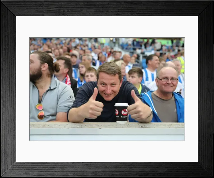 Framed Print : Brighton and Hove Albion vs Colchester United: EFL Cup Battle at American Express Community Stadium (09.08.16) Framed Print : Brighton and Hove Albion vs Colchester United: EFL Cup Battle at American Express Community Stadium (09.08.16)