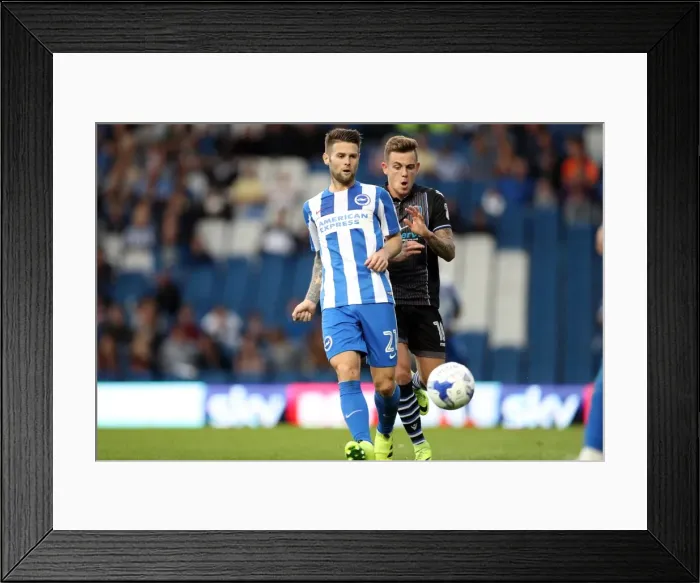 Framed Print : Brighton and Hove Albion vs Colchester United: EFL Cup Clash at American Express Community Stadium (09.08.16) Framed Print : Brighton and Hove Albion vs Colchester United: EFL Cup Clash at American Express Community Stadium (09.08.16)