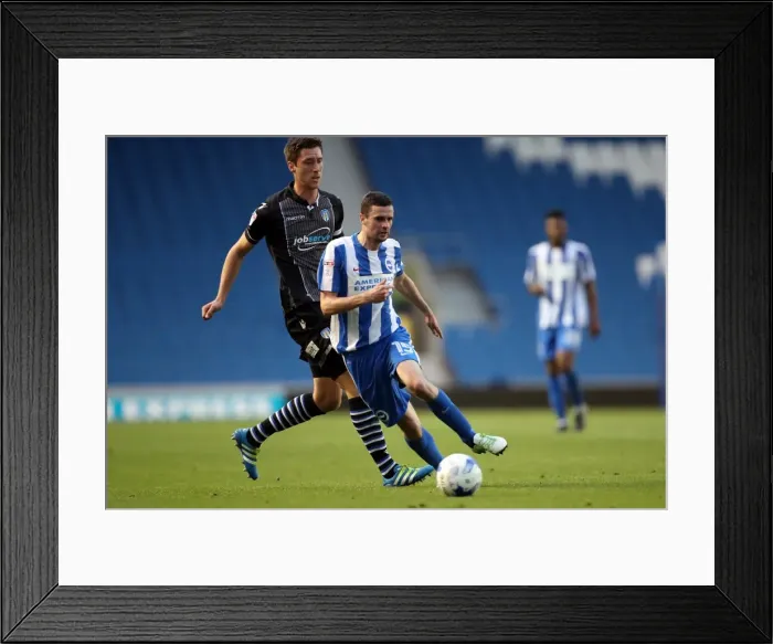 Framed Print : Brighton and Hove Albion vs Colchester United: EFL Cup Clash at American Express Community Stadium (09.08.16) Framed Print : Brighton and Hove Albion vs Colchester United: EFL Cup Clash at American Express Community Stadium (09.08.16)