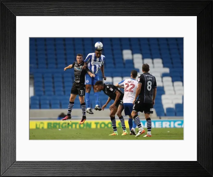 Framed Print : Brighton and Hove Albion vs Colchester United: EFL Cup Showdown at American Express Community Stadium (09AUG16) Framed Print : Brighton and Hove Albion vs Colchester United: EFL Cup Showdown at American Express Community Stadium (09AUG16)