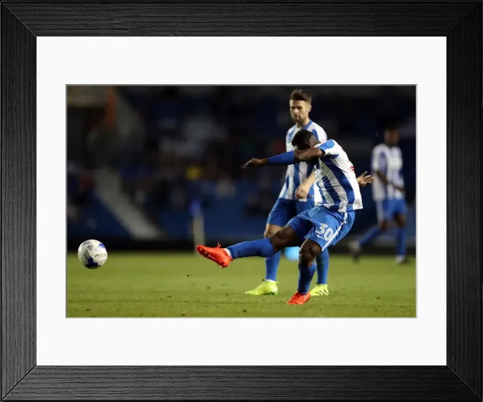 Framed Print : Brighton and Hove Albion vs Colchester United: EFL Cup Showdown at American Express Community Stadium (09.08.16) Framed Print : Brighton and Hove Albion vs Colchester United: EFL Cup Showdown at American Express Community Stadium (09.08.16)