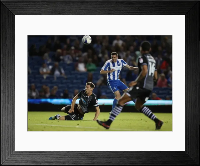 Framed Print : Brighton and Hove Albion vs Colchester United: EFL Cup Clash at American Express Community Stadium (09.08.16) Framed Print : Brighton and Hove Albion vs Colchester United: EFL Cup Clash at American Express Community Stadium (09.08.16)