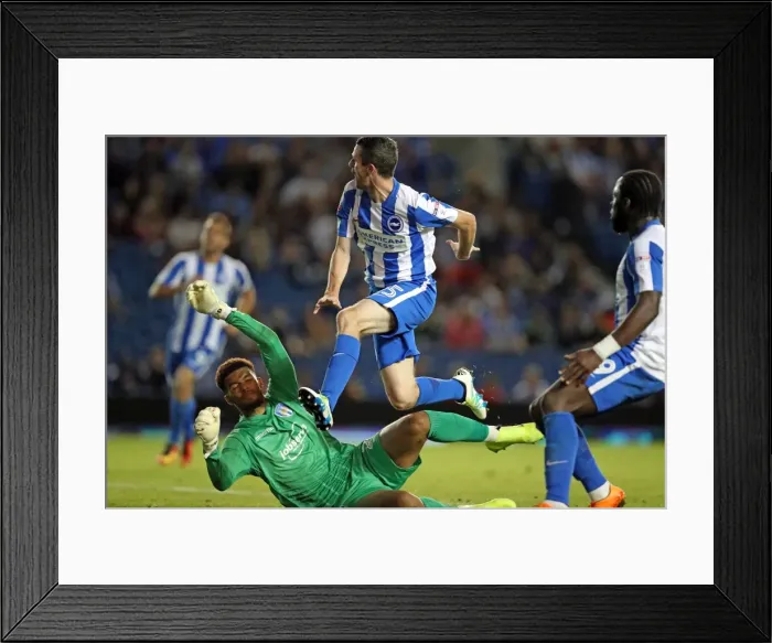 Framed Print : Brighton and Hove Albion vs Colchester United: EFL Cup Showdown at American Express Community Stadium (09.08.16) Framed Print : Brighton and Hove Albion vs Colchester United: EFL Cup Showdown at American Express Community Stadium (09.08.16)
