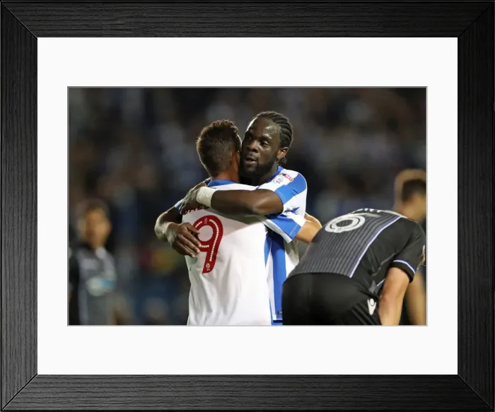 Framed Print : Brighton and Hove Albion vs Colchester United: EFL Cup Clash at American Express Community Stadium (09.08.16) Framed Print : Brighton and Hove Albion vs Colchester United: EFL Cup Clash at American Express Community Stadium (09.08.16)