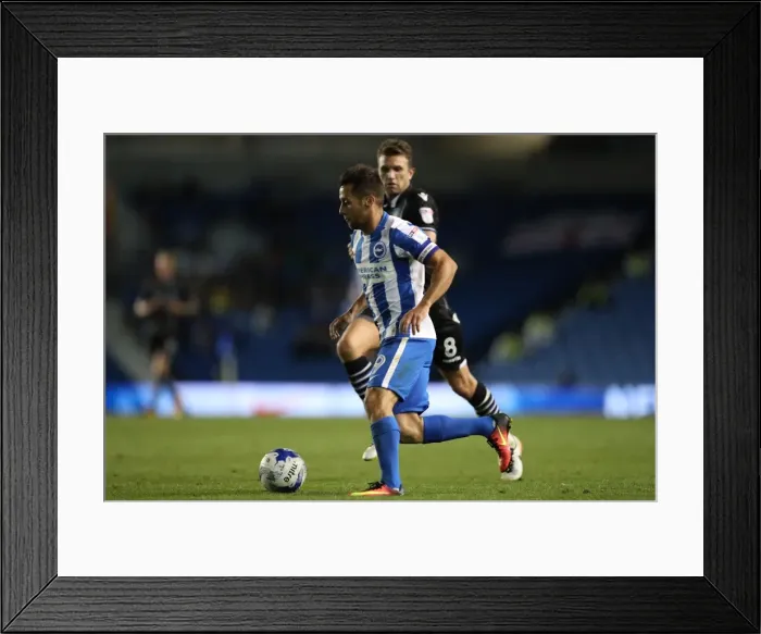 Framed Print : Brighton and Hove Albion vs Colchester United: EFL Cup Showdown at American Express Community Stadium (09.08.16) Framed Print : Brighton and Hove Albion vs Colchester United: EFL Cup Showdown at American Express Community Stadium (09.08.16)