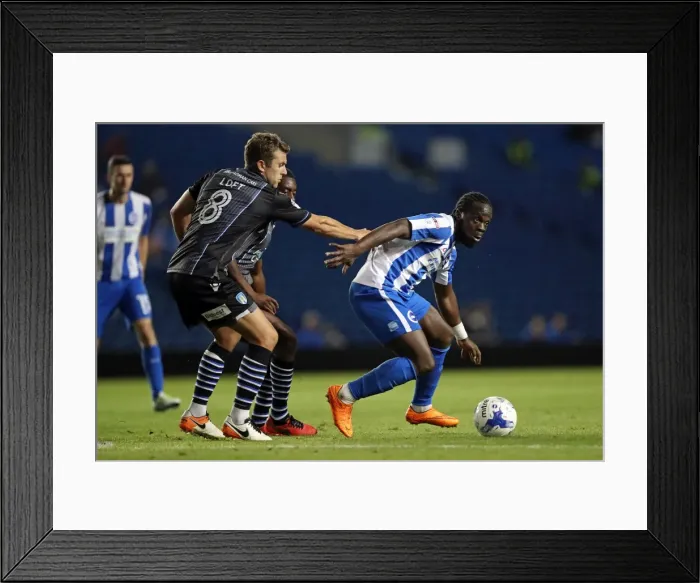 Framed Print : Brighton and Hove Albion vs Colchester United: EFL Cup Showdown at American Express Community Stadium (09.08.16) Framed Print : Brighton and Hove Albion vs Colchester United: EFL Cup Showdown at American Express Community Stadium (09.08.16)