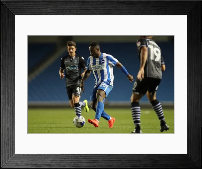 Framed Print : Brighton and Hove Albion vs Colchester United: EFL Cup Clash at American Express Community Stadium (09.08.2016) Framed Print : Brighton and Hove Albion vs Colchester United: EFL Cup Clash at American Express Community Stadium (09.08.2016)