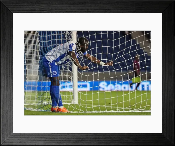 Framed Print : Brighton and Hove Albion vs Colchester United: EFL Cup Clash at American Express Community Stadium (09.08.16) Framed Print : Brighton and Hove Albion vs Colchester United: EFL Cup Clash at American Express Community Stadium (09.08.16)
