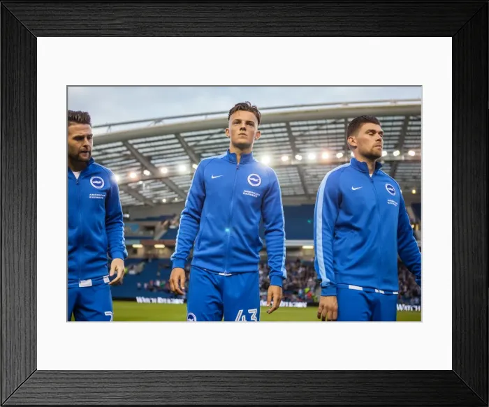 Framed Print : Brighton & Hove Albion's Ben White in Action during EFL Cup Clash against Colchester United (August 2016) Framed Print : Brighton & Hove Albion's Ben White in Action during EFL Cup Clash against Colchester United (August 2016)