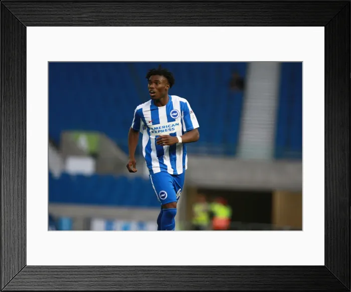 Framed Print : Brighton & Hove Albion's Sam Adekugbe in EFL Cup Action vs Colchester United (09AUG16) Framed Print : Brighton & Hove Albion's Sam Adekugbe in EFL Cup Action vs Colchester United (09AUG16)