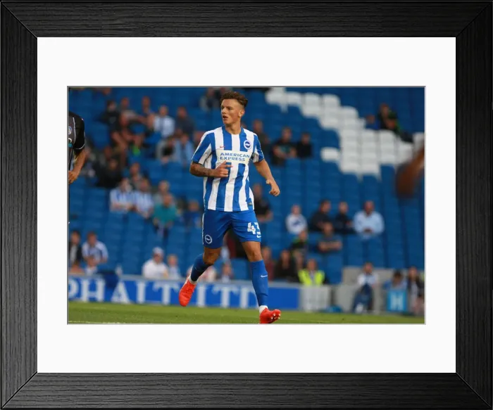 Framed Print : Brighton & Hove Albion's Ben White in Action against Colchester United during the EFL Cup First Round, 9th August 2016 Framed Print : Brighton & Hove Albion's Ben White in Action against Colchester United during the EFL Cup First Round, 9th August 2016