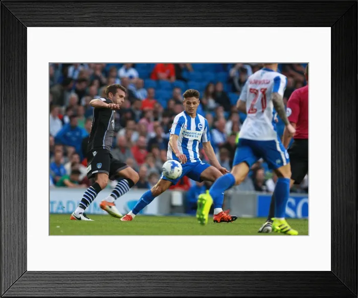 Framed Print : Brighton & Hove Albion vs Colchester United: Rob Hunt in Action during the EFL Cup First Round at American Express Community Stadium (09AUG16) Framed Print : Brighton & Hove Albion vs Colchester United: Rob Hunt in Action during the EFL Cup First Round at American Express Community Stadium (09AUG16)