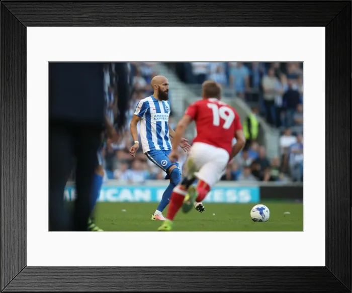 Framed Print : Bruno Saltor Leads Brighton & Hove Albion in EFL Championship Clash against Nottingham Forest (12Aug16) Framed Print : Bruno Saltor Leads Brighton & Hove Albion in EFL Championship Clash against Nottingham Forest (12Aug16)