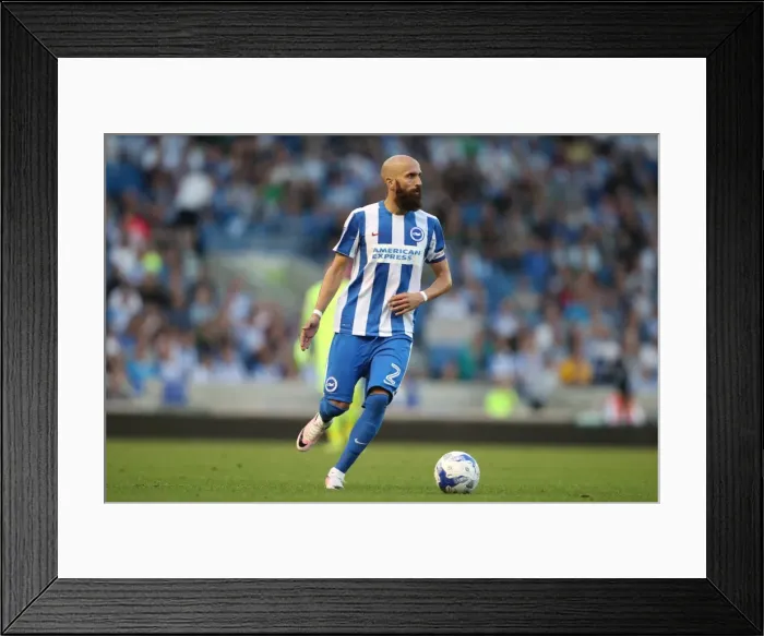 Framed Print : Bruno Saltor Leads Brighton & Hove Albion Against Nottingham Forest in EFL Championship (12Aug16) Framed Print : Bruno Saltor Leads Brighton & Hove Albion Against Nottingham Forest in EFL Championship (12Aug16)
