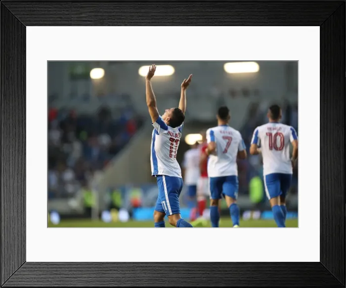 Framed Print : Anthony Knockaert Scores the Opener: Brighton & Hove Albion vs. Nottingham Forest, EFL Sky Bet Championship (12th August 2016) Framed Print : Anthony Knockaert Scores the Opener: Brighton & Hove Albion vs. Nottingham Forest, EFL Sky Bet Championship (12th August 2016)