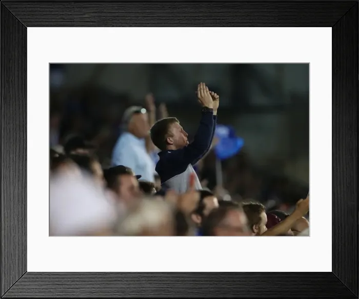 Framed Print : Passionate Fans of Brighton and Hove Albion vs. Nottingham Forest at the American Express Community Stadium (12th August 2016) Framed Print : Passionate Fans of Brighton and Hove Albion vs. Nottingham Forest at the American Express Community Stadium (12th August 2016)