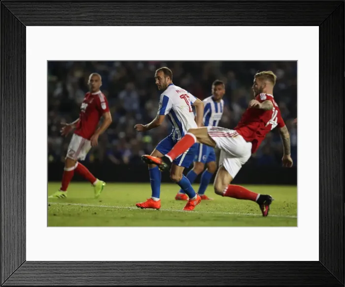 Framed Print : Glenn Murray Scores the Second Goal: Brighton & Hove Albion Leads Nottingham Forest 2-0 in EFL Sky Bet Championship (12AUG16) Framed Print : Glenn Murray Scores the Second Goal: Brighton & Hove Albion Leads Nottingham Forest 2-0 in EFL Sky Bet Championship (12AUG16)