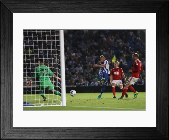 Framed Print : Disallowed Goal: Jiri Skalak's Strike for Brighton & Hove Albion vs. Nottingham Forest (12AUG16) Framed Print : Disallowed Goal: Jiri Skalak's Strike for Brighton & Hove Albion vs. Nottingham Forest (12AUG16)