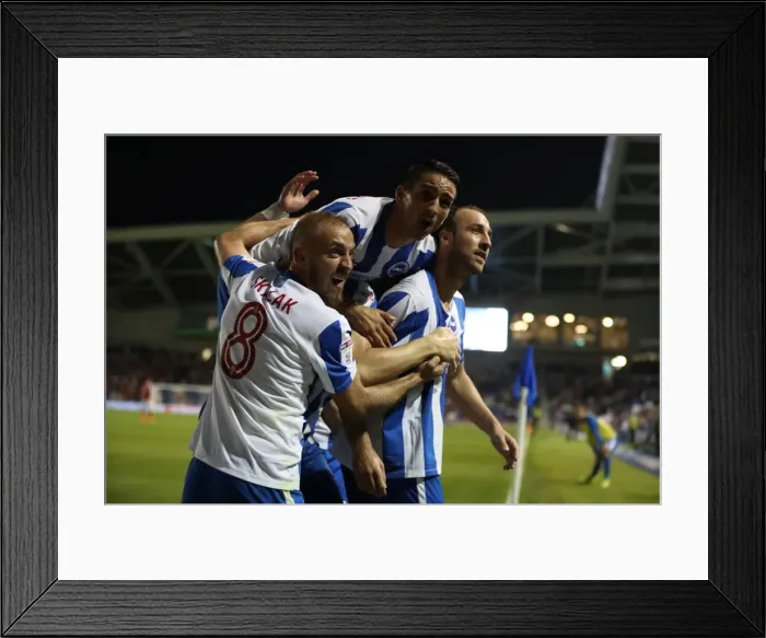 Framed Print : Glenn Murray's Dramatic Hat-trick: Brighton & Hove Albion vs. Nottingham Forest (12AUG16) Framed Print : Glenn Murray's Dramatic Hat-trick: Brighton & Hove Albion vs. Nottingham Forest (12AUG16)