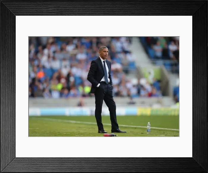 Framed Print : Brighton and Hove Albion vs Rotherham United: Clash in the Sky Bet Championship (August 16, 2016)