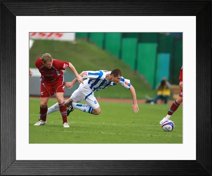 Framed Print : Brighton & Hove Albion 08-09 Home Season: Scunthorpe United Framed Print : Brighton & Hove Albion 08-09 Home Season: Scunthorpe United