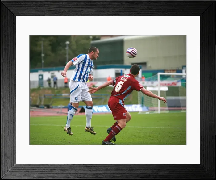 Framed Print : Brighton & Hove Albion vs. Scunthorpe United: A Battle from the 2008-09 Home Season Framed Print : Brighton & Hove Albion vs. Scunthorpe United: A Battle from the 2008-09 Home Season