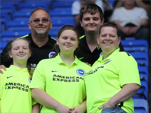 Brighton and Hove Albion Fans in Full Force at Reading's Madejski Stadium (2016 Championship Match)