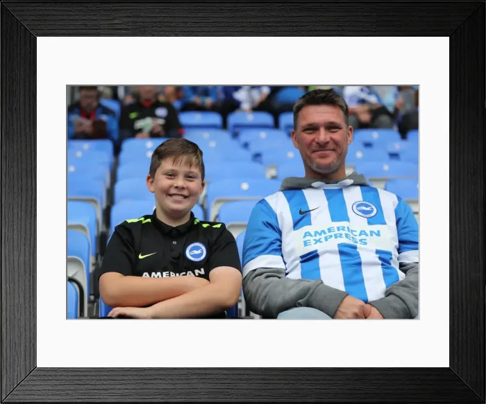 Framed Print : Brighton and Hove Albion Fans in Full Support at Reading Championship Match, 2016 Framed Print : Brighton and Hove Albion Fans in Full Support at Reading Championship Match, 2016