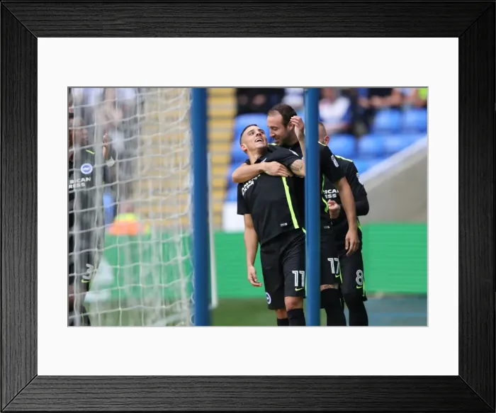 Framed Print : Brighton and Hove Albion vs. Reading: Sky Bet Championship Showdown at Madejski Stadium (2016.08.20) Framed Print : Brighton and Hove Albion vs. Reading: Sky Bet Championship Showdown at Madejski Stadium (2016.08.20)