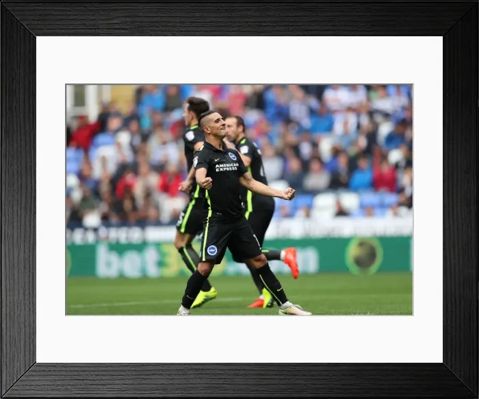 Framed Print : Brighton and Hove Albion vs. Reading: Sky Bet Championship Showdown at Madejski Stadium (August 20, 2016) Framed Print : Brighton and Hove Albion vs. Reading: Sky Bet Championship Showdown at Madejski Stadium (August 20, 2016)