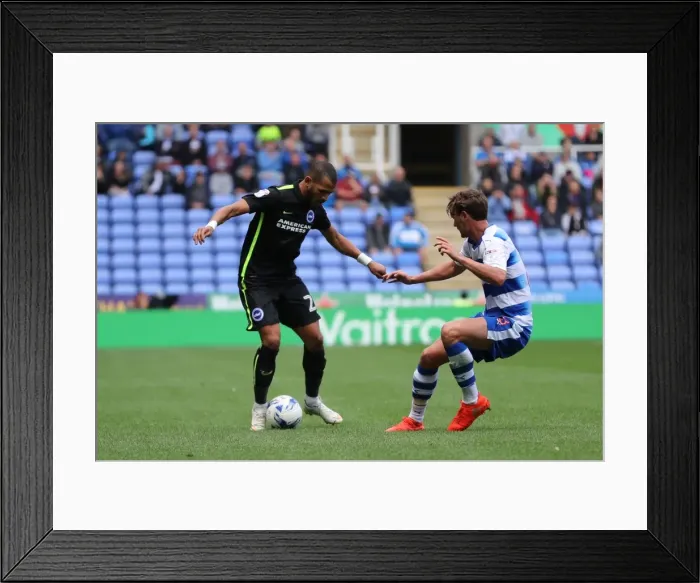 Framed Print : Brighton and Hove Albion vs. Reading: Sky Bet Championship Showdown at Madejski Stadium (August 20, 2016)