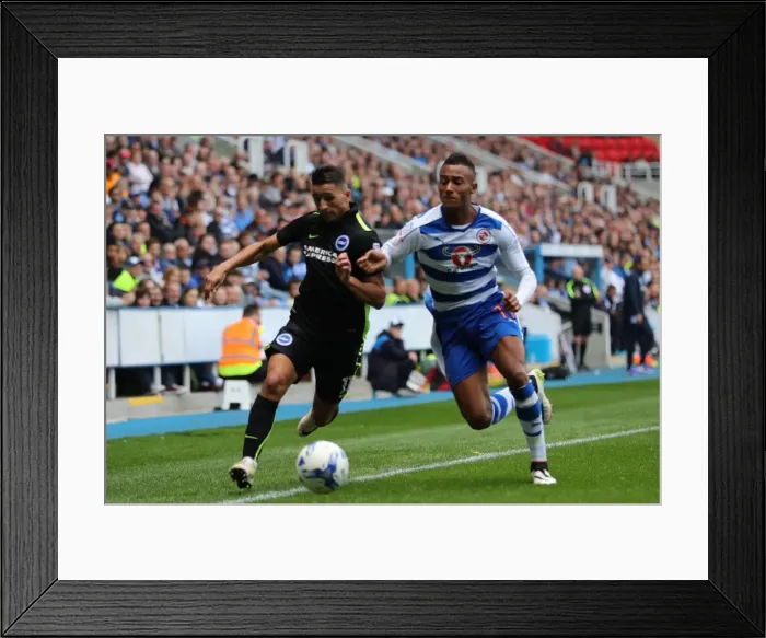 Framed Print : Brighton and Hove Albion vs. Reading: Sky Bet Championship Showdown at Madejski Stadium (August 20, 2016)