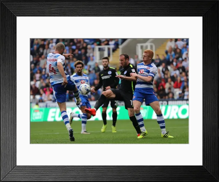 Framed Print : Exciting Championship Showdown: Brighton and Hove Albion vs. Reading at Madejski Stadium (2016-08-20) Framed Print : Exciting Championship Showdown: Brighton and Hove Albion vs. Reading at Madejski Stadium (2016-08-20)