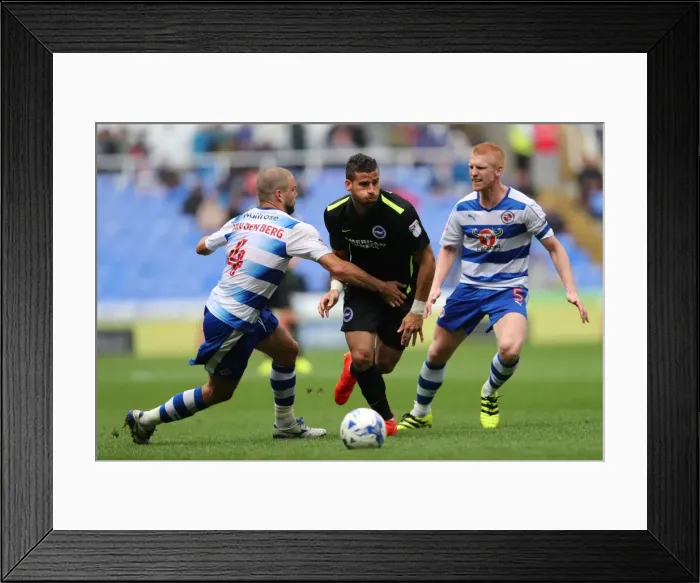 Framed Print : Brighton and Hove Albion vs. Reading: Sky Bet Championship Showdown at Madejski Stadium (2016.08.20) Framed Print : Brighton and Hove Albion vs. Reading: Sky Bet Championship Showdown at Madejski Stadium (2016.08.20)