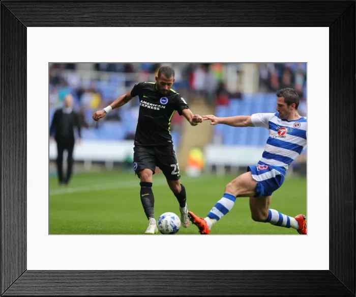 Framed Print : Brighton and Hove Albion vs. Reading: Sky Bet Championship Showdown at Madejski Stadium (August 20, 2016)