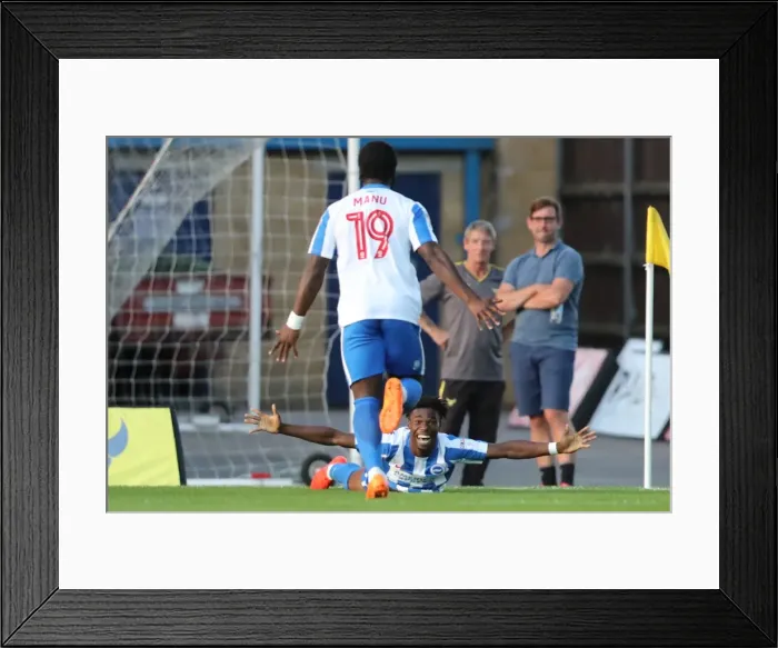 Framed Print : Brighton and Hove Albion vs. Oxford United: 2016 EFL Cup Clash at Kassam Stadium Framed Print : Brighton and Hove Albion vs. Oxford United: 2016 EFL Cup Clash at Kassam Stadium