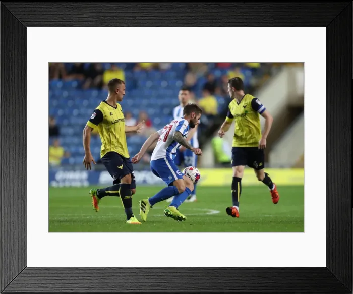 Framed Print : Brighton and Hove Albion vs Oxford United: EFL Cup Battle at Kassam Stadium (23 / 08 / 2016) Framed Print : Brighton and Hove Albion vs Oxford United: EFL Cup Battle at Kassam Stadium (23 / 08 / 2016)