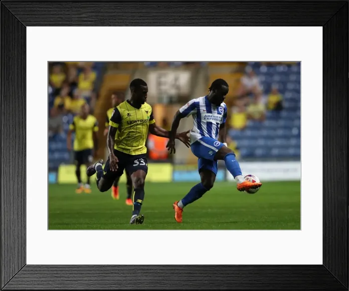 Framed Print : Brighton and Hove Albion in EFL Cup Action against Oxford United (23 August 2016) Framed Print : Brighton and Hove Albion in EFL Cup Action against Oxford United (23 August 2016)