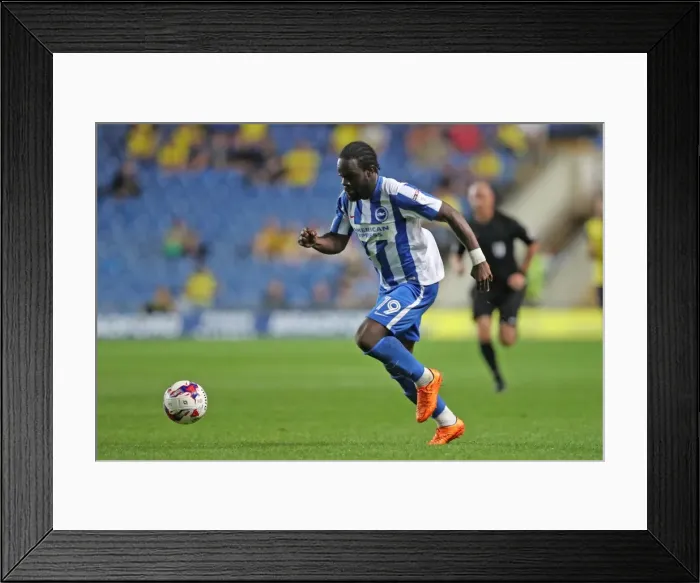 Framed Print : Brighton and Hove Albion vs. Oxford United: EFL Cup Clash (23AUG16)
