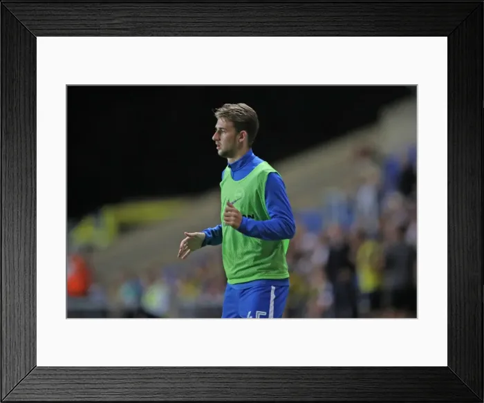 Framed Print : Brighton and Hove Albion in Action against Oxford United during the 2016 EFL Cup Second Round