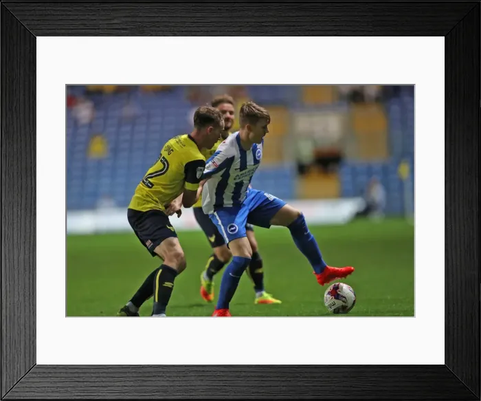 Framed Print : Brighton and Hove Albion vs Oxford United: EFL Cup Battle at Kassam Stadium (23 / 08 / 2016) Framed Print : Brighton and Hove Albion vs Oxford United: EFL Cup Battle at Kassam Stadium (23 / 08 / 2016)