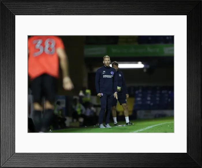 Framed Print : Checkatrade EFL Trophy: Southend United vs. Brighton & Hove Albion U23 at Roots Hall (30AUG16)